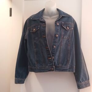 Izod denim jacket.